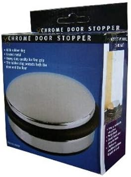 Zeller 13801 Door Stop 10 x 4.5 cm Stainless Steel