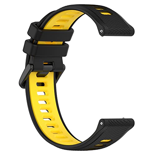 Correa silicona 22mm para Garmin Forerunner 265/255/Vivoactive 4 miniatura 4