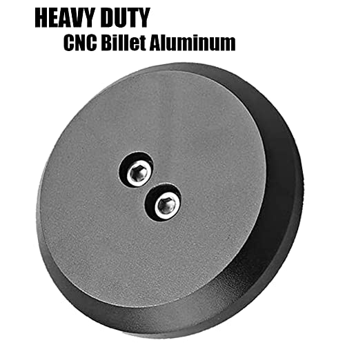 Image of 4 Packs Jack Pad Adapter, Aluminum Jacking Puck, Billet Floor Jack Pads Compatible with Chevrolet Corvette C5 C6 C7 C8 Z06 Zr1 and Most Porsche Frame Rail (Black)
