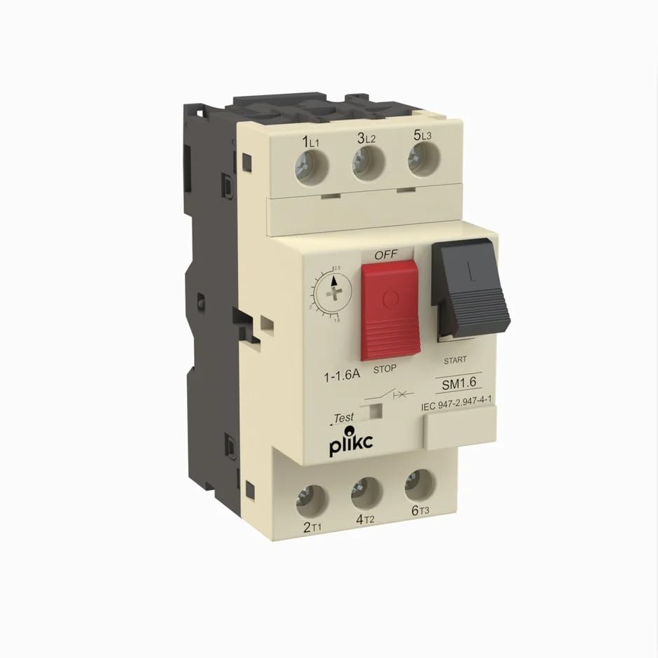 Interrupteur Thermique De Protection Moteur Plikc Série SM - Échelle 2,5-4A