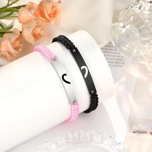 UPROMI-Matching-Bracelets-for-Couples-DadDaughter-BrotherSister-Christmas-Birthday-Valentines-Day-Gifts-for-Him-Her