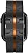 WONJOY Compatible with Samsung Galaxy Watch Ultra Band 47mm(2025/2024), Robust Men Stainless Steel Replacement Link Metal Bracelet (Black&Orange)