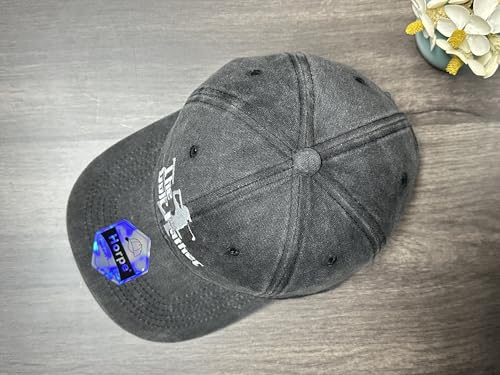 Image of Embroidered Adjustable Baseball Hat for Men Women, Washed Cotton | Premium Embroidery Design, Adjustable Metal Buckle Closure, Simple Lifestyle Wear