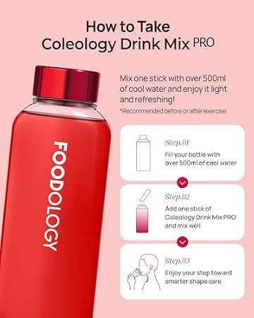 Coleology Fat Burner Starter Duo: Cutting Jelly + Drink Mix PRO | Prebiotic Fiber, Gut Health & Metabolism Support | Daily Pomegranate Stick Bundle for Weight Management | Korean Dietary Fiber Supplem