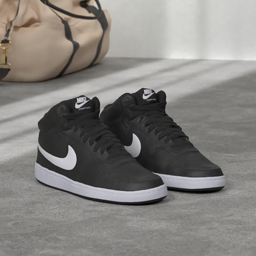 nike court vision mid men's black