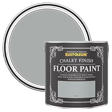 Rust-Oleum Light Grey Scratch-Resistant Floor Paint in Matt Finish - Dove 2.5L