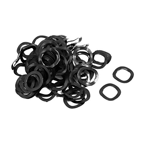 Aexit 10mm Inner Quality Parts Diameter 15mm Outer Dia 0.3mm Thickness Carbon Steel Compression Type Wavy Washer 100pcs Model:30as378qo275