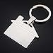 ISKYBOB Set of 3 House Design Key Chain Creative Metal Keyring Gift