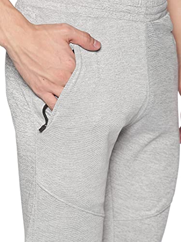 Image of TotzTouch Mens Regular Fit Stretchable Track Pant | Workout Pants| Gym Pants | Joggers | Lowers | Pajamas (Both Side Pockets with Zipper)