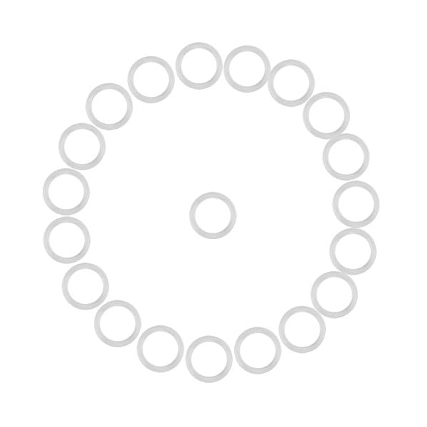 20 STÜCKE Sichere Schnuller Halter O Ringe Schnuller Dummy Zubehör Kette Clips Adapter Halter für Baby