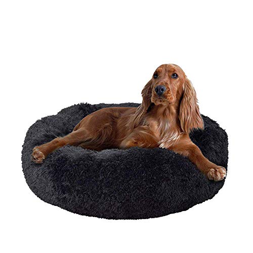 Niche pour chat et chien noir de 80cm parfaite pour le salon - 5