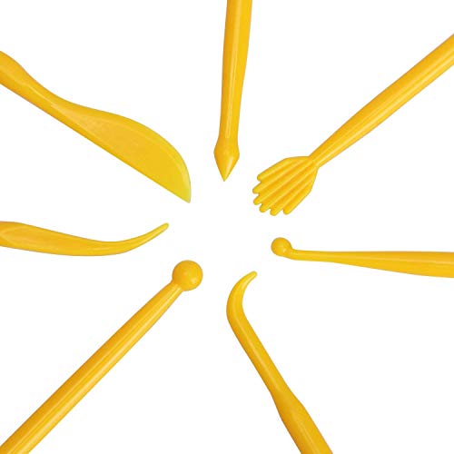 Image of First Try 14 Pcs Cake Modeling Tools Set, Double Ended Fondant Rolling DIY Kit for Cake Shaping Sculpting Carving Tool Set