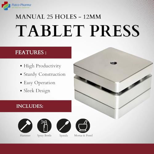 Image of 25 Holes Manual Tablet Press Size (12mm)