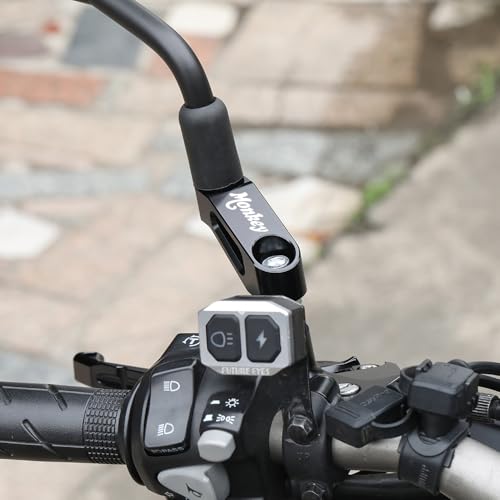 Extensor retrovisor Monkey 125 accesorio elevador de espejo negro moto Honda Z125 2