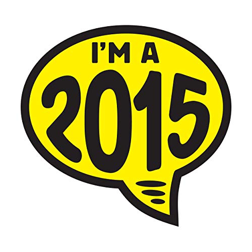 Image of Ez-line Vinyl Year Slogan Bubbles for Car Lots 1 Dozen Windshield Decal Stickers Dealership Numbers (2015)