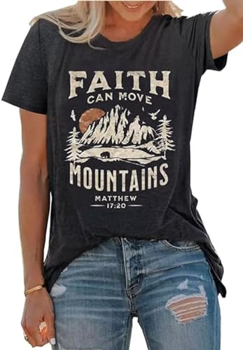 Faith Can Move Mountains Matthew Tank Tops Women Outdoor Hiking Shirt Tops Adventure Sleeveless Camping Tank Tops2