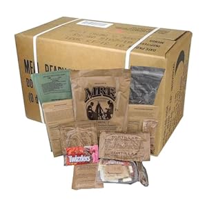U.S. Meal Ready to Eat (Variety Pack of 12) – Nutritional Emergency Food Rations – Freeze Dried Food w/Flameless Heaters, Entree, Side Dishes, & More – MRE Kit for Emergency Survival, Hunting, & More
