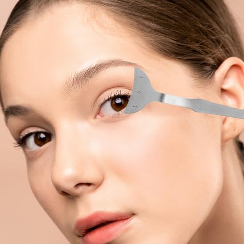 Herramienta Precisa para Medir Ojos con Regla Curva de Acero miniatura 6