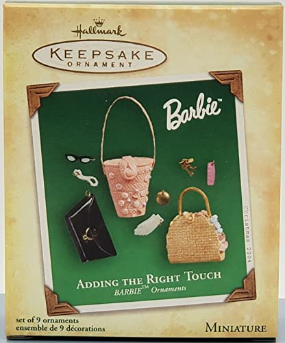 Barbie Ornaments Hallmark Keepsake Ornament 2004 aggiungere il tocco giusto Barbie in miniatura