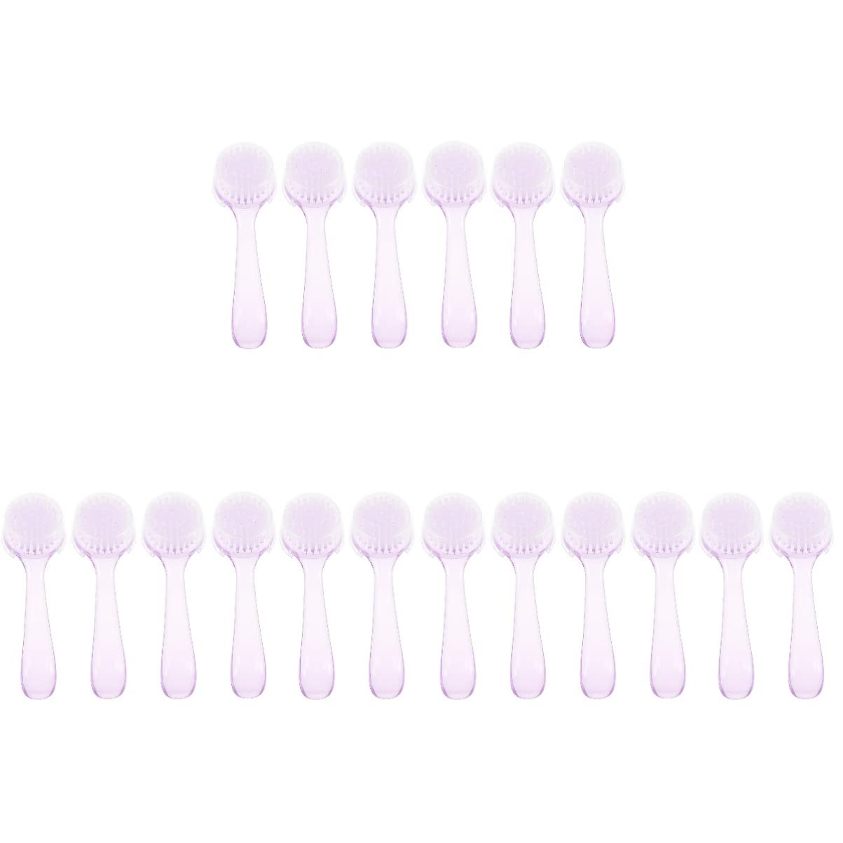 FRCOLOR 18 Piezas cepillo de limpieza facial debajo de la uña accesorios de arte de uñas pinceles para uñas pinceles uñas cepillo de uñas herramienta de limpieza de AbS