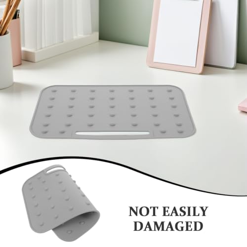 Almohadilla de silicona para planchar sin quemar muebles, protector antideslizante plegable 4