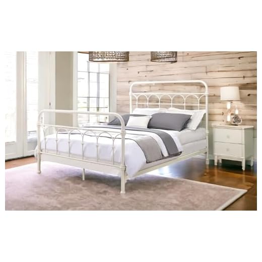 LKHKK Full Bed with Spindle Headboard, Sturdy Slats for Mattress Support, Classic Design, White