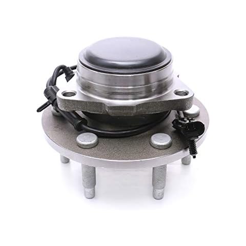 OWLAUTO 515054 Front Wheel Hub Bearing Assembly Compatible with Chevy Avalanche Silverado Suburban Express GMC Yukon Sierra 1500 Savana 1500 Cadillac Escalade 6 Lugs with ABS Cover