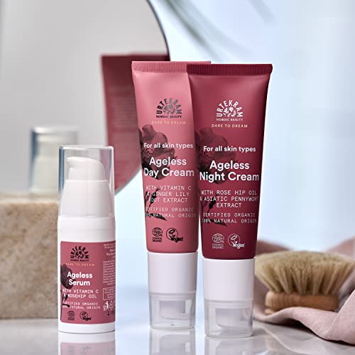 Urtekram Soft Wild Rose Day Cream with vitamin C, Anti aging face cream, hyaluronic acid moisturiser, Dare To Dream Range - Image 2