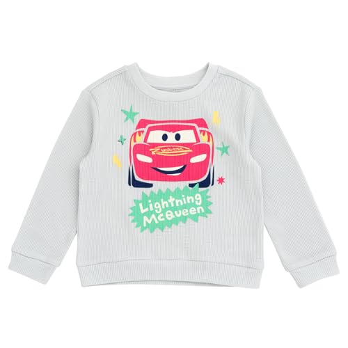 Image of Disney Boys' Loungewear Waffle Knit Sweatshirt and Pants Set for Baby & Kids
