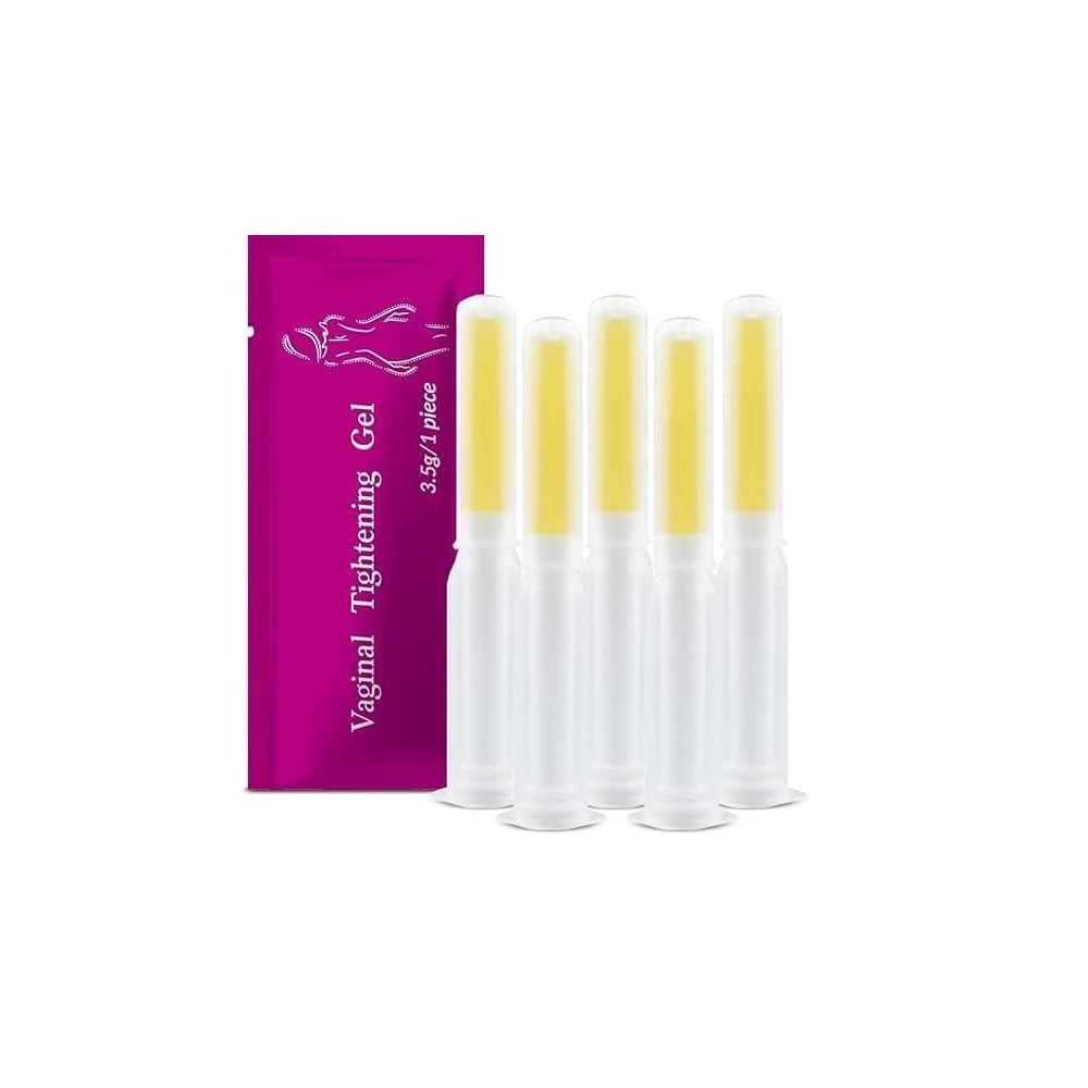 Gel Astringente Vaginale – Idratante Intimo Monodose 3,5 ml con Aloe Vera e Ginseng – Tonicità, Freschezza Anti-Odore, Benessere Intima Femminile – Applicatore Pre-Riempito (5 pz)