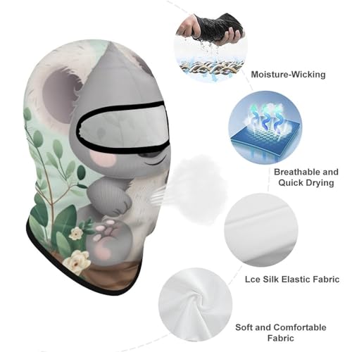 Balaclava Mask for Men Ski Mask for Women Koala Full Face Mask Face Cover for Cycling miniatura 3