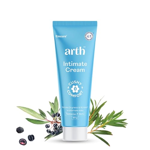 Image of Arth Intimate Cream for Moisturization |Reduces Dryness & Itching| Maintains pH Balance (3.5-4.5) |With Tasmanian Berry & Australian Tea Tree Oil | Daily Feminine Hygiene | Intimate Wash Alternative For Women | 60g Tube