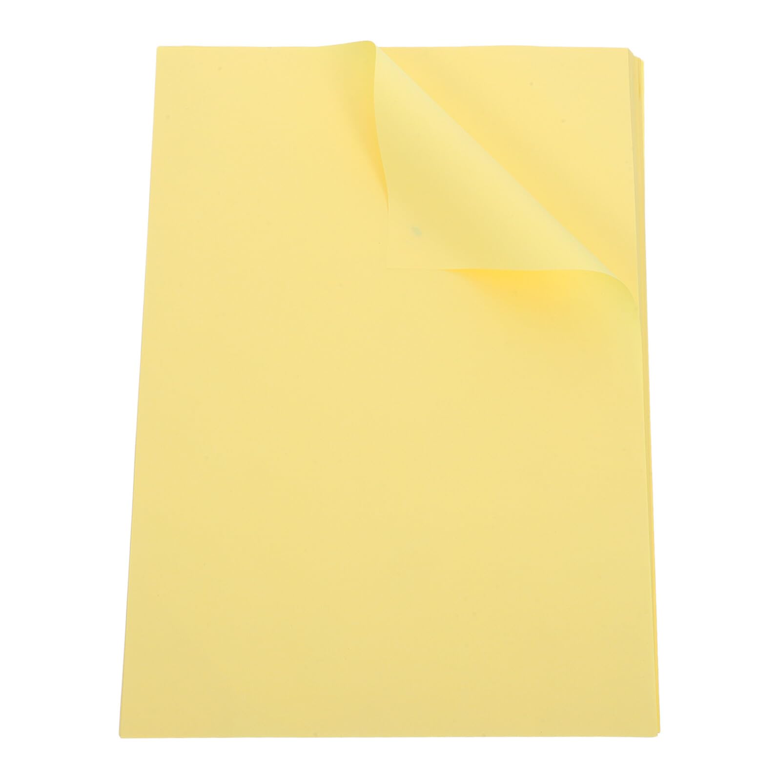200 pezzi Carta Copiativa Gialla Multiuso per Stampa e Scrittura Carta Colorata Liscia per Inviti Artigianato e Uso Ufficio