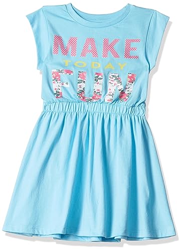 Image of T2F Girl's Cotton A-Line Knee-Length Casual Dress