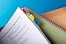 Post-it Tabs, 1 inch Solid, Red, Yellow, Blue, 12 Tabs/Color, 36 Tabs/On-The-Go Dispenser (686-RYBT)