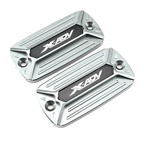 �o�C�N �}�X�^�[�V�����_�[�L���b�v For XADV X-ADV X ADV 300 750 1000 2017-2024 Accessorie �I�[�g�o�C CNC �u���[�L�t�L���b�v�}�X�^�[�V�����_�[���U�[�o�[�J�o�[(�O���[)