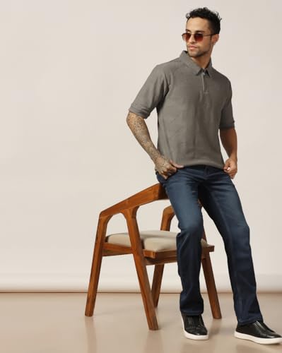 Image of Leriya Fashion Mens t Shirt | Textured t Shirts for Men| Oversized t-Shirt for Men