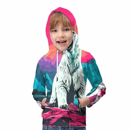 Vêtement enfant animaux 3D sweat à capuche manches longues