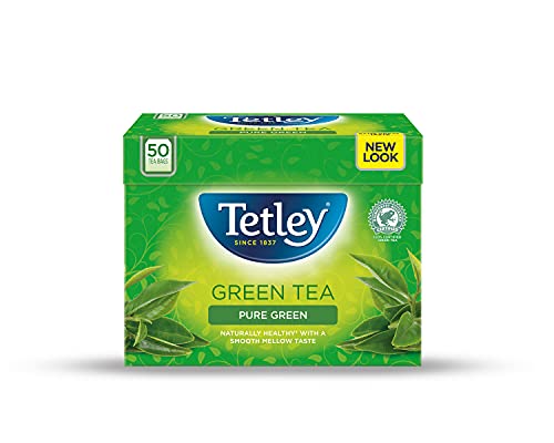 Tetley - Green Tea Pure 50 Bags - 100G #TOP1