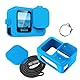 Heioloo Hülle für GoPro Hero 13 Black Schutzhülle, Silikonhülle Sleeve Zubehör Accessories Set, Actionkameras Zubehör Schutzgehäuse Case für GoPro Hero 13 Black, Blau