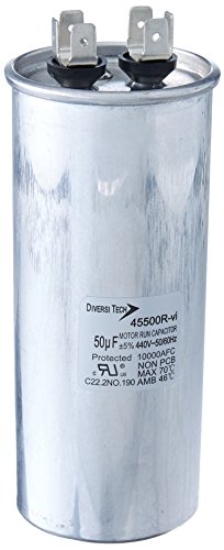 Diversitech 45500R Mtr. Gorra de correr, redonda, 50 uf 440 V Cover