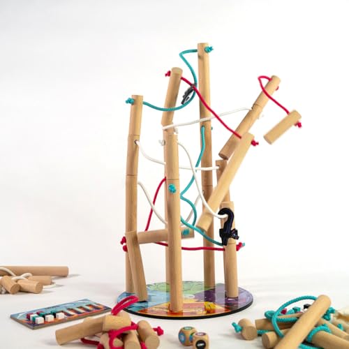 Image of Nekojima | Avoid Mischievous Cats While Carefully Building a Japanese Power Grid | Stacking and Weaving Dexterity Game | Fun Family Game for Kids and Adults Ages 8 and Up | 1 to 5+ Players | 15 Min