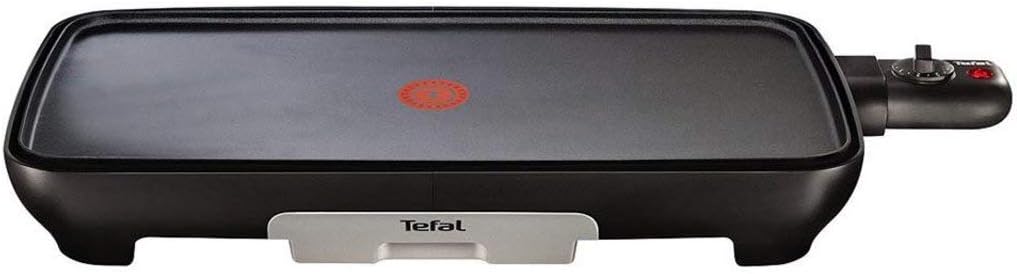 Tefal CB503813 Griglia di contatto Da tavolo Elettrico 2000W Nero, Argento barbecue e bistecchiera Tefal CB503813 Griglia di contatto Da tavolo Elettrico 2000W Nero, Argento barbecue e bistecchiera