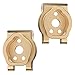 COOWOO Brass Rear Portal Drive Axle Mount, 2pcs C Hub Carrier Steering Knuckle Arm Base for TRX4 TRX6 1/10 RC Crawler Car - Replace 8256