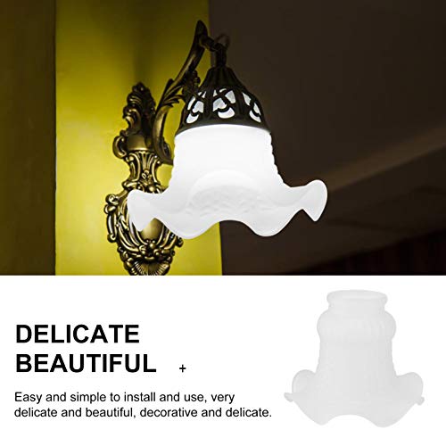 PIXNOR E27 Lustre Abajur de Lírio de Substituição Abajur Tampa Do Suporte 13. 5X10cm para Luz Pendur