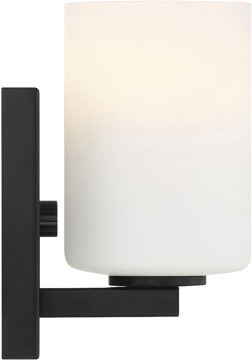 Access Lighting 62621-MBL/OPL Sienna Wall Sconce, 1-Light 60 Watts, Matte Black