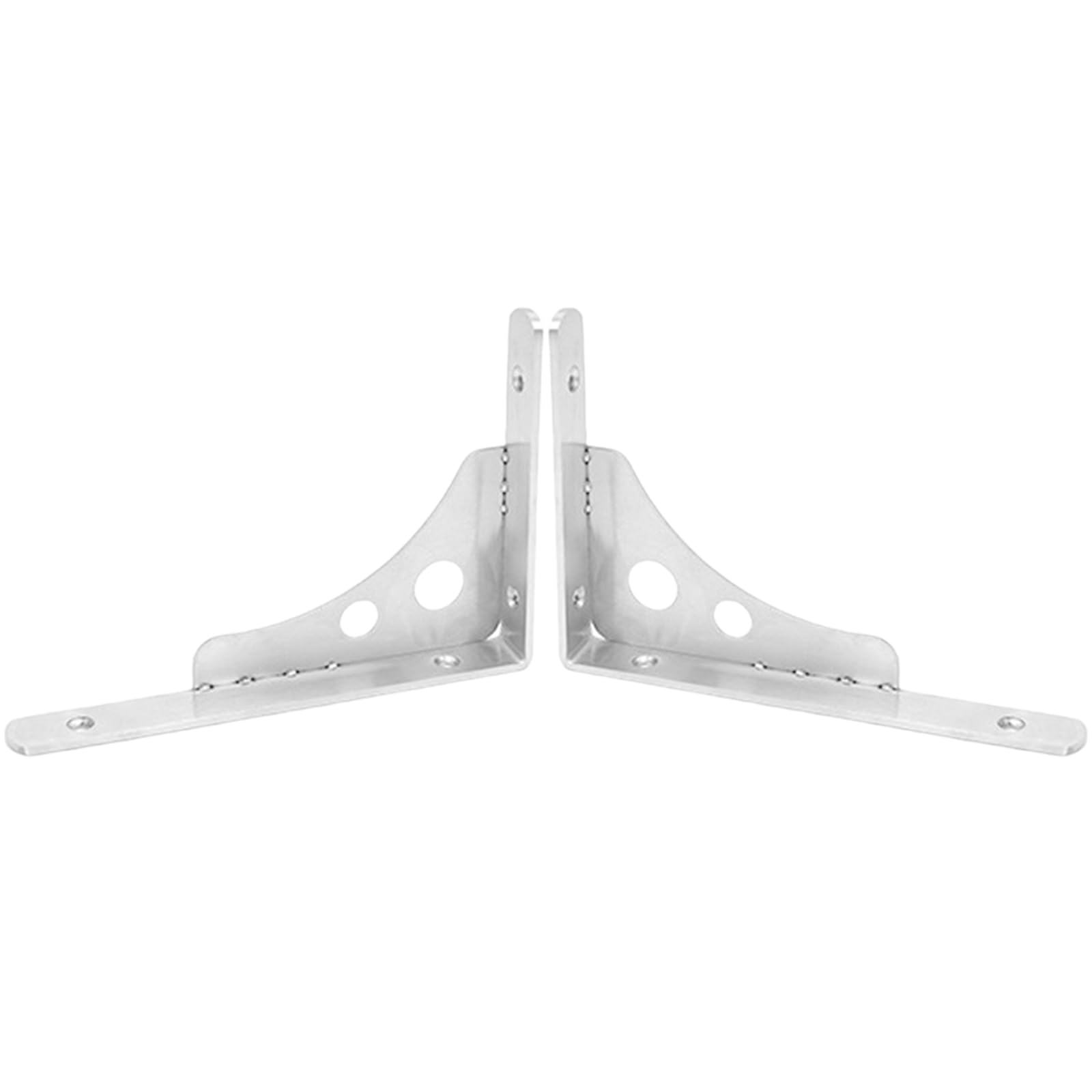 Compact & Strong Wall Square Bracket Rusts Resistant Metal Bracket Space Saving Wall Mount for Supporting Shelves Interior Designs