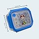 UNDERCOVER Edelstahl Brotdose mit Kunststoffdeckel für Kinder - Super Mario Fanartikel - Kindergarten Brotdose - Sandwichbox Schule - Brotzeitdose aus Edelstahl - Sandwichbox - Lunchbox - Vesperbox