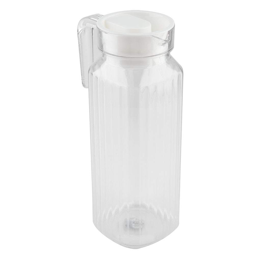 2 Caraffe In Acrilico Trasparente 800 Ml Con Coperchio - Bottiglie Per Succhi, Acqua E Bevande Con Manico - Per Casa E Bar