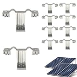 Solar Panels Drainage Clips - Edge Installation Clamp | Solar Panels Water Drain Clips - for Rust Prevention Dirt Accumulation Roof Photovoltaic Upgrade Maintenance Dusty Area